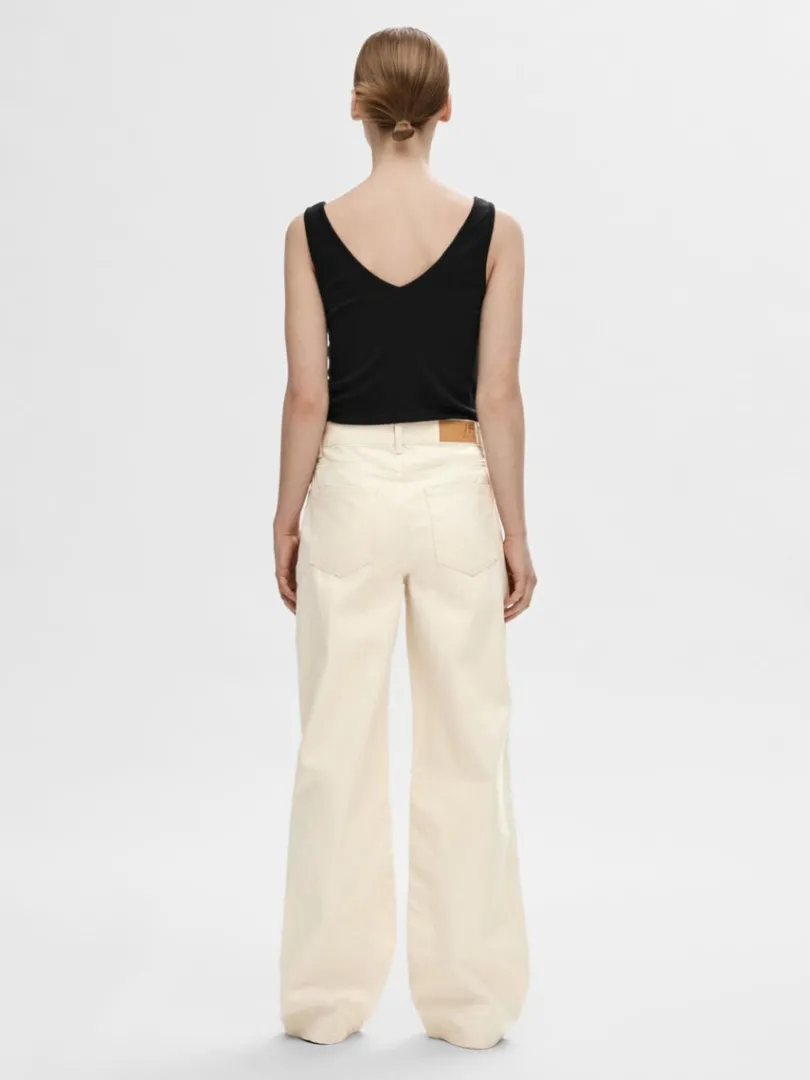 hvid_wide_fit_jeans_4.webp Jeans>SELECTED HVID WIDE FIT JEANS White