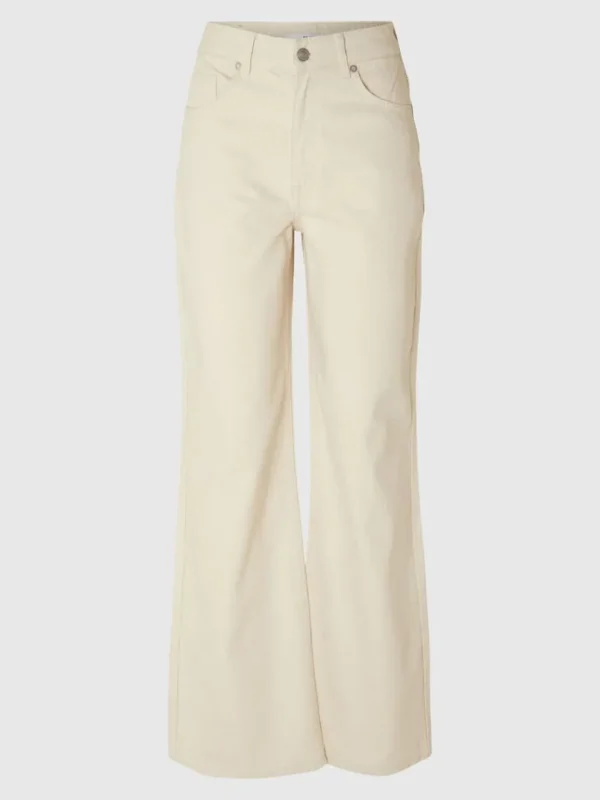 Jeans>SELECTED HVID WIDE FIT JEANS White
