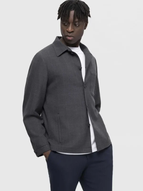 Jakkesæt & Blazers>SELECTED HYBRID BLAZER Grey
