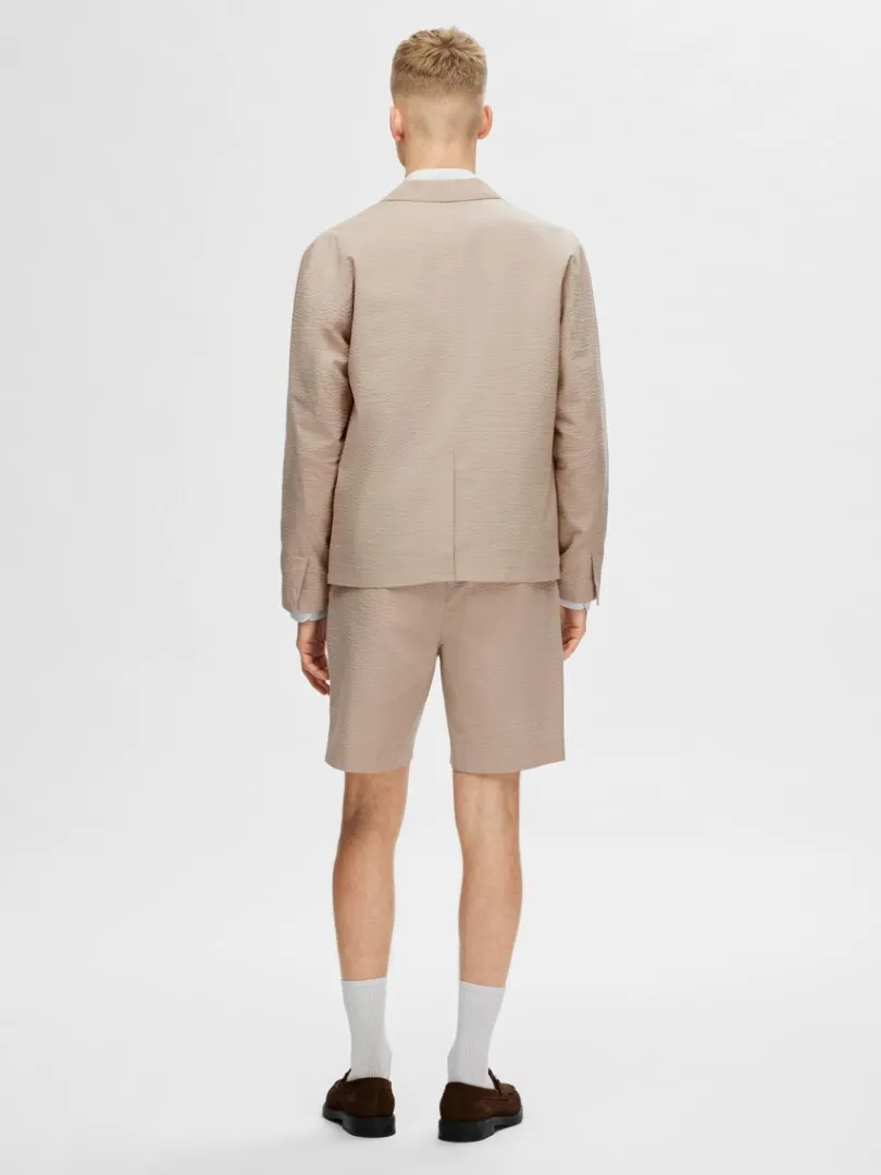 hybrid_bomuldseersucker_b_5.webp Jakkesæt & Blazers>SELECTED HYBRID BOMULD-SEERSUCKER BLAZER Beige