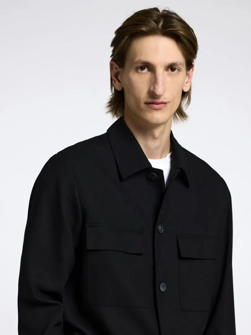 hybrid_regular_fit_blazer_1.webp Jakkesæt & Blazers>SELECTED HYBRID REGULAR FIT BLAZER Black