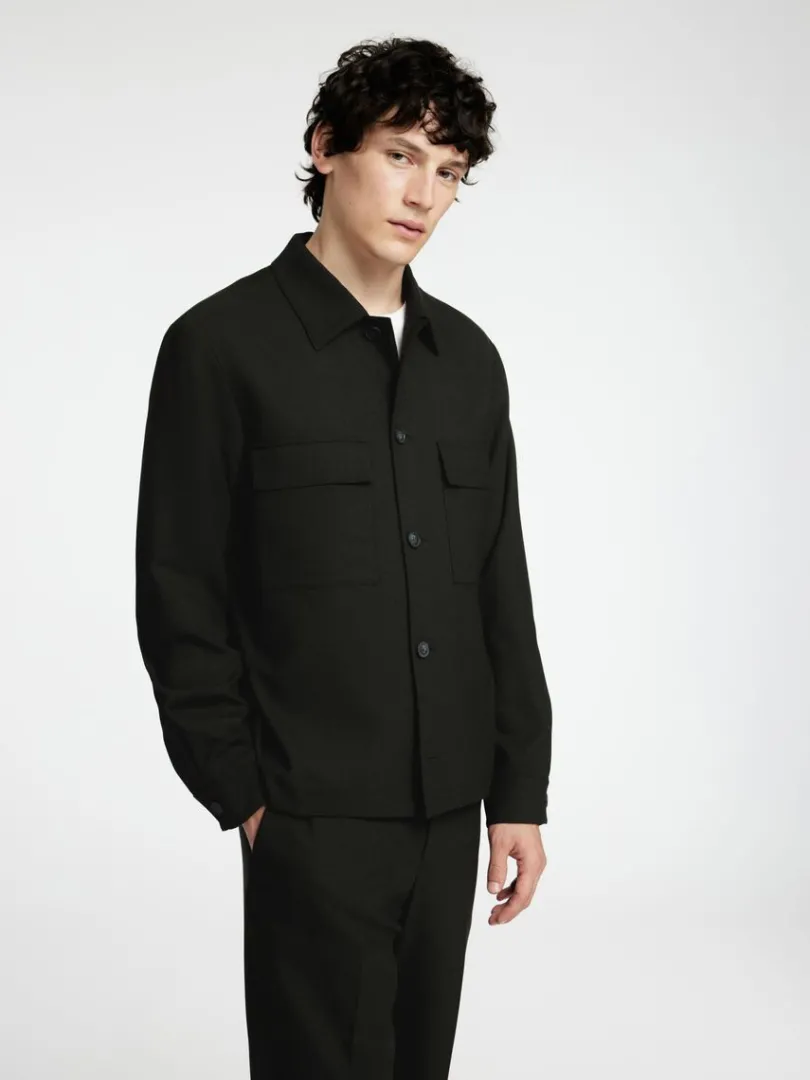 hybrid_regular_fit_blazer_3-1.webp Jakkesæt & Blazers>SELECTED HYBRID REGULAR FIT BLAZER Green