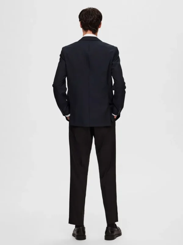 Jakkesæt & Blazers>SELECTED JACQUARD BLAZER Blue