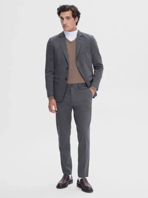 Jakkesæt & Blazers>SELECTED JERSEY BLAZER Blue
