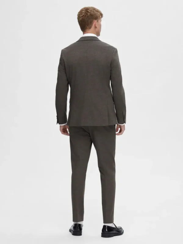 Jakkesæt & Blazers>SELECTED JERSEY BLAZER Brown