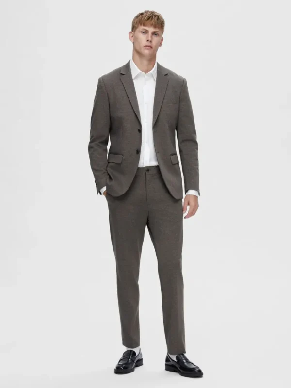 Bukser | Jakkesæt & Blazers>SELECTED JERSEY HABITBUKSER Brown