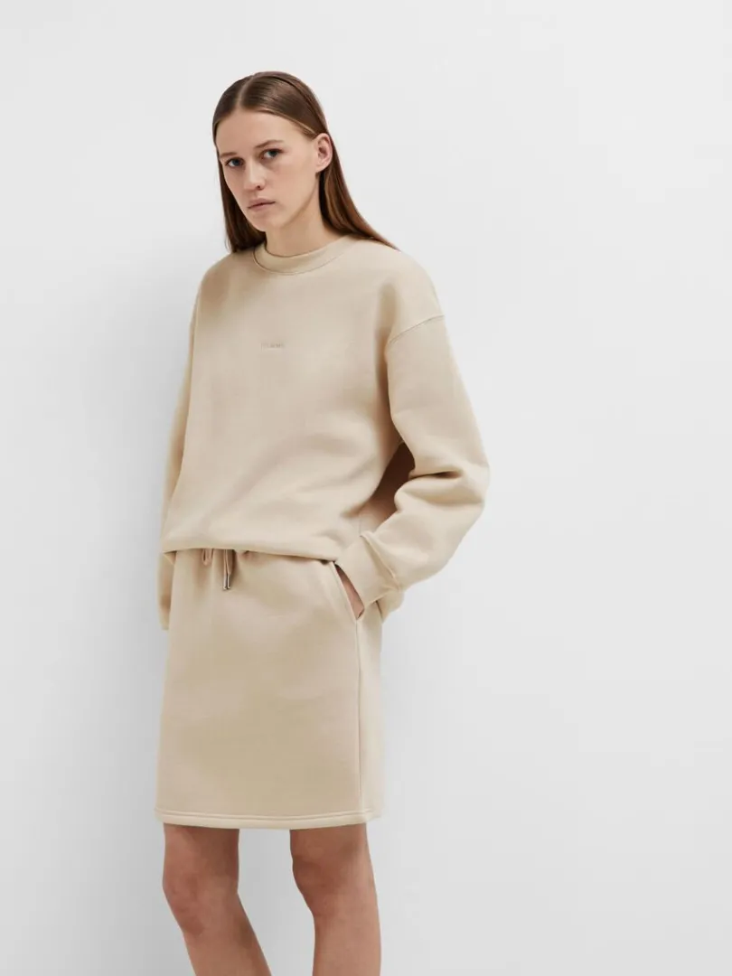 jersey_mininederdel_3-1.webp Nederdele>SELECTED JERSEY MININEDERDEL Beige