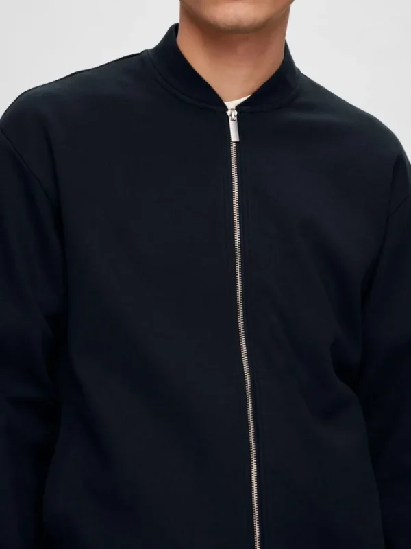 Overtøj>SELECTED JERSEY SWEATER Blue