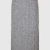 Nederdele>SELECTED KABELSTRIK MIDINEDERDEL Grey