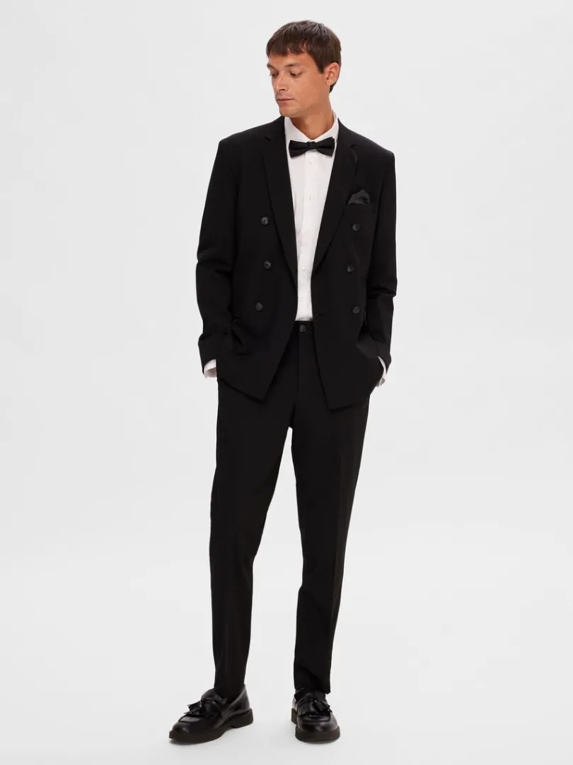 klassisk_dobbeltradet_bla_2-1.webp Jakkesæt & Blazers>SELECTED KLASSISK DOBBELTRADET BLAZER Black