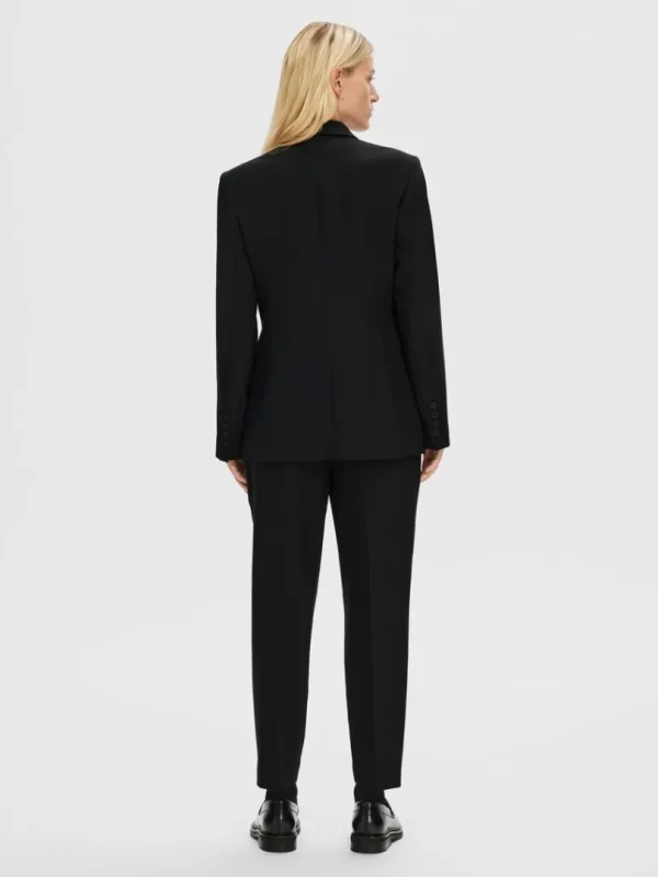 Jakkesæt & Blazers>SELECTED KLASSISK ENKELTRADET BLAZER Black