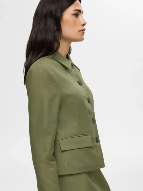 Jakkesæt & Blazers>SELECTED KLASSISK FIT BLAZER Green