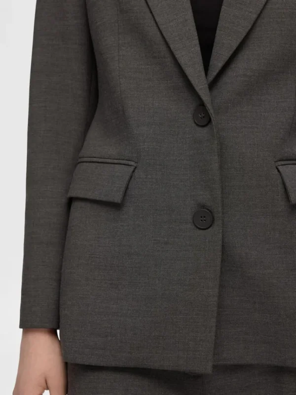 Jakkesæt & Blazers>SELECTED KLASSISK FIT BLAZER Grey