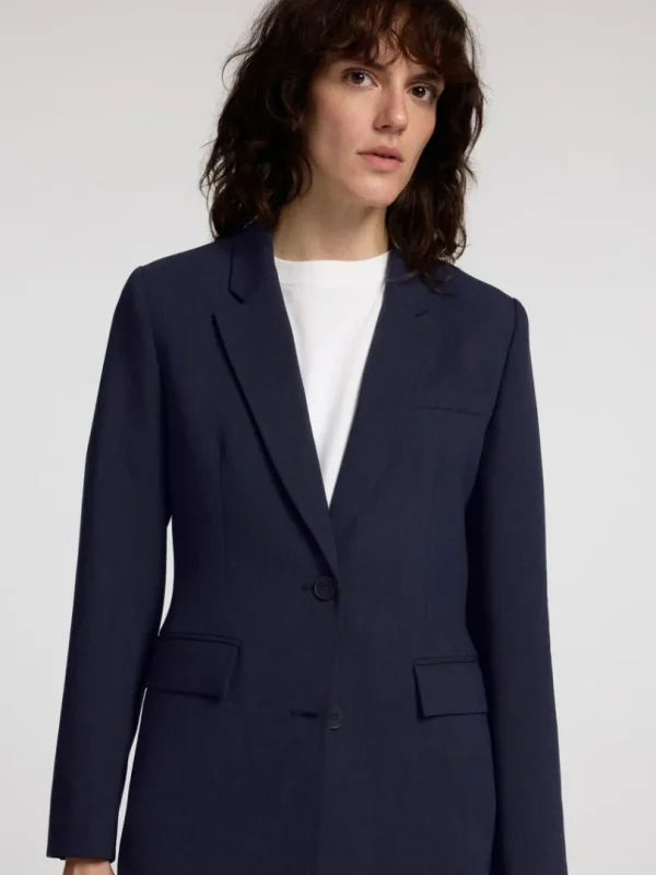Jakkesæt & Blazers>SELECTED KLASSISK FIT BLAZER Blue