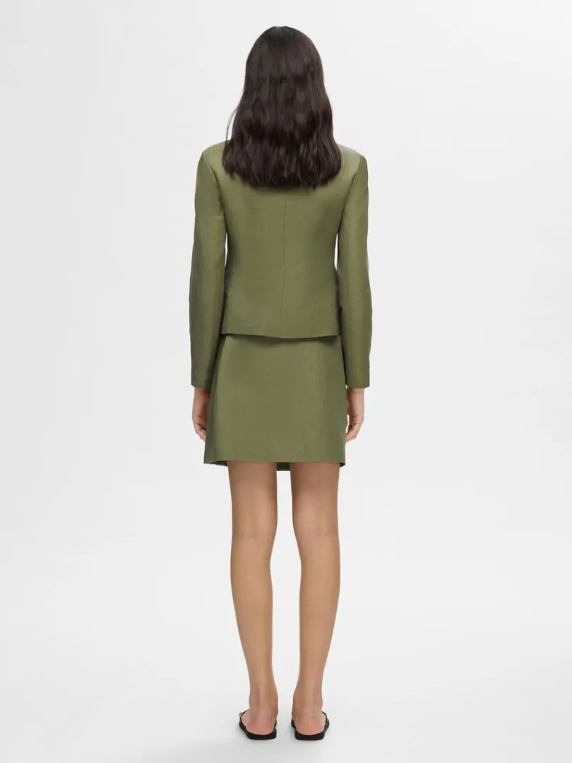 klassisk_fit_blazer_4-3.webp Jakkesæt & Blazers>SELECTED KLASSISK FIT BLAZER Green
