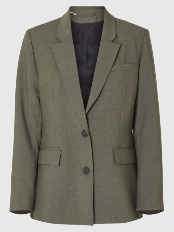 Jakkesæt & Blazers>SELECTED KLASSISK FIT BLAZER Green