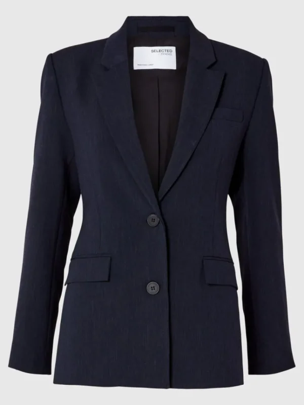 Jakkesæt & Blazers>SELECTED KLASSISK FIT BLAZER Blue