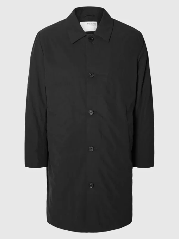 Overtøj>SELECTED KLASSISK FRAKKE Black