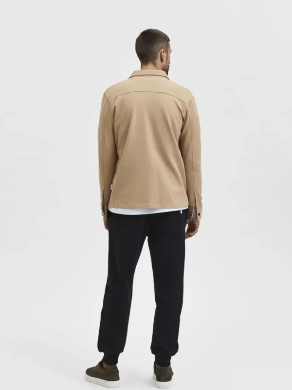 Overtøj | Skjorter>SELECTED KLASSISK OVERSHIRT Beige