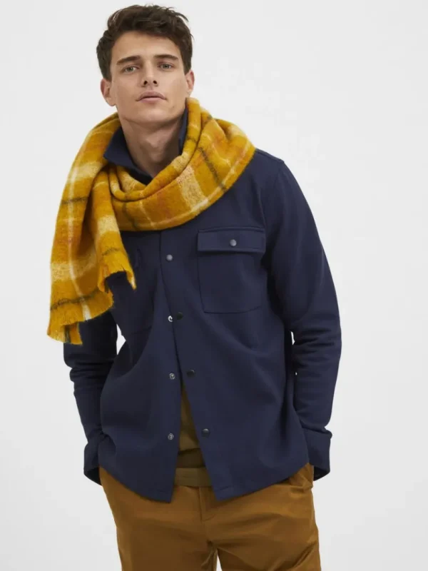 Overtøj | Skjorter>SELECTED KLASSISK OVERSHIRT Blue