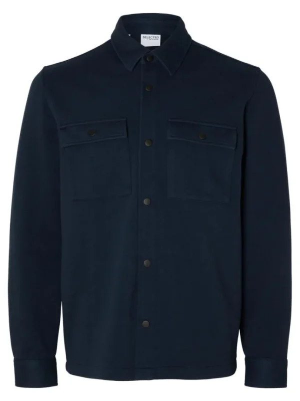 Overtøj | Skjorter>SELECTED KLASSISK OVERSHIRT Blue