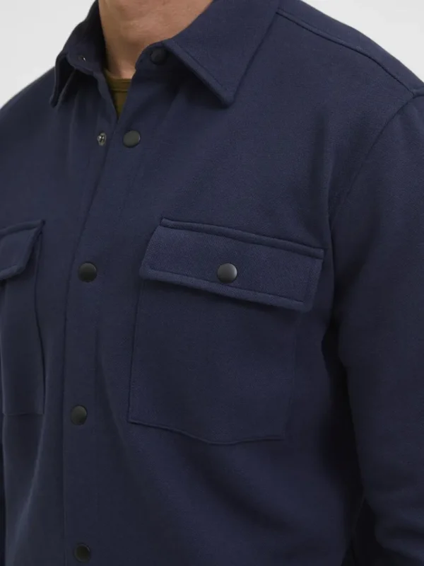Overtøj | Skjorter>SELECTED KLASSISK OVERSHIRT Blue