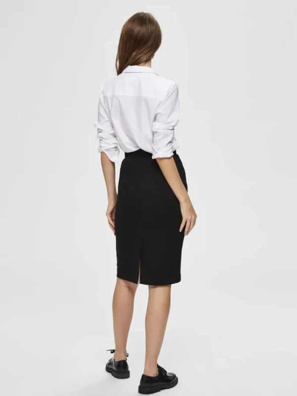 Nederdele>SELECTED KLASSISK PENCIL SKIRT Black