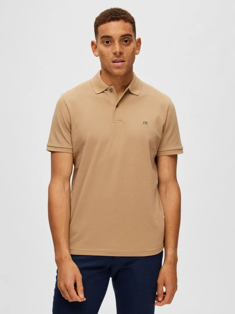 klassisk_polo_0-3.webp Poloer>SELECTED KLASSISK POLO Brown