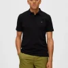 Poloer>SELECTED KLASSISK POLO Black