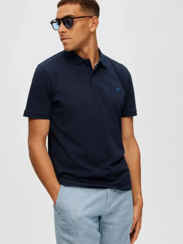 Poloer>SELECTED KLASSISK POLO Blue
