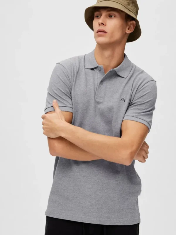 Poloer>SELECTED KLASSISK POLO Grey