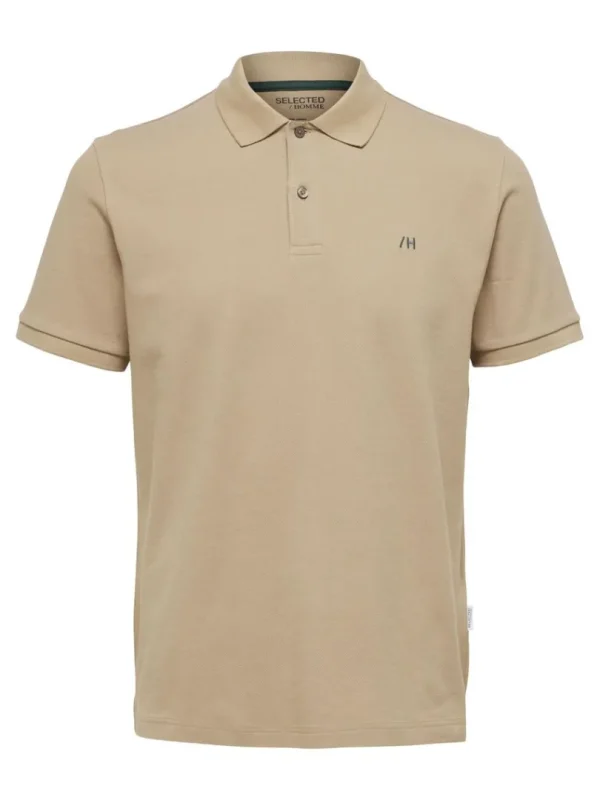Poloer>SELECTED KLASSISK POLO Brown