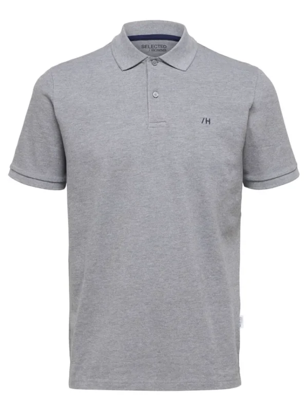 Poloer>SELECTED KLASSISK POLO Grey