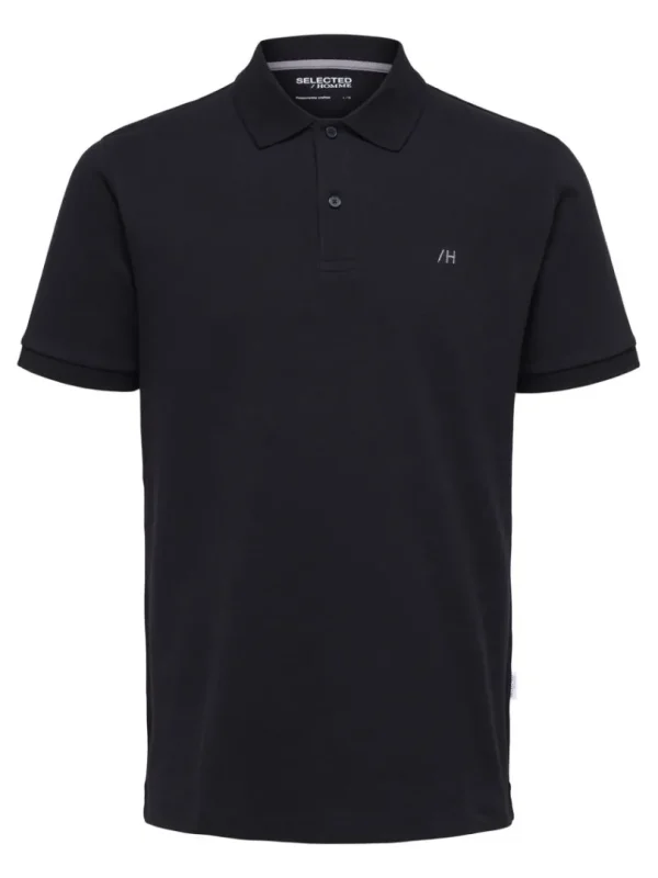 Poloer>SELECTED KLASSISK POLO Black