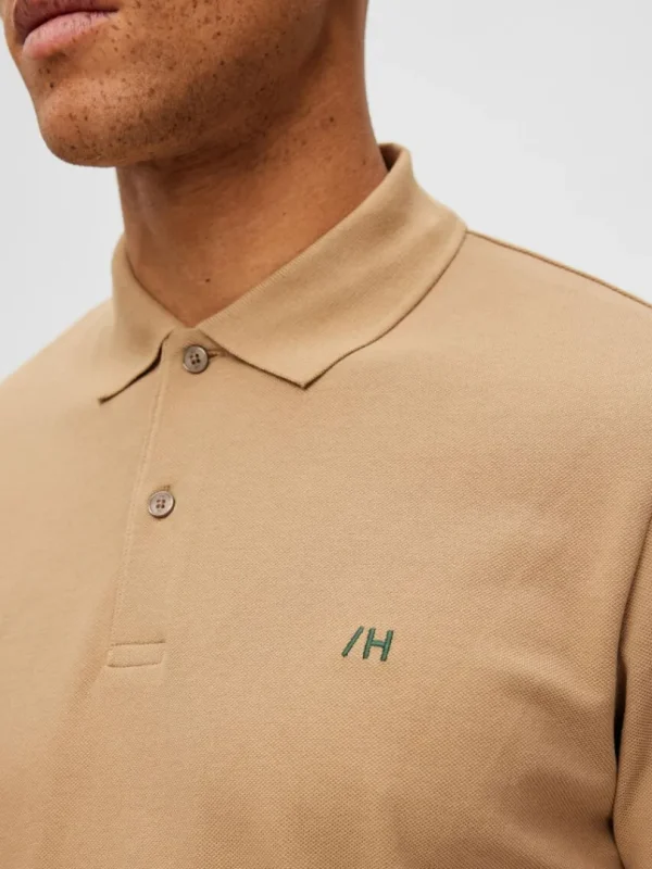 Poloer>SELECTED KLASSISK POLO Brown
