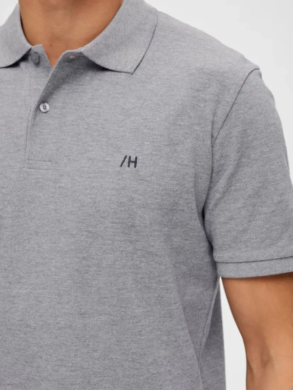 Poloer>SELECTED KLASSISK POLO Grey