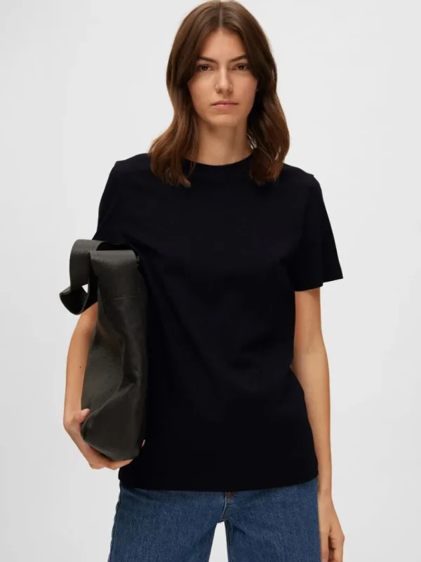 T-shirts>SELECTED KLASSISK T-SHIRT Black