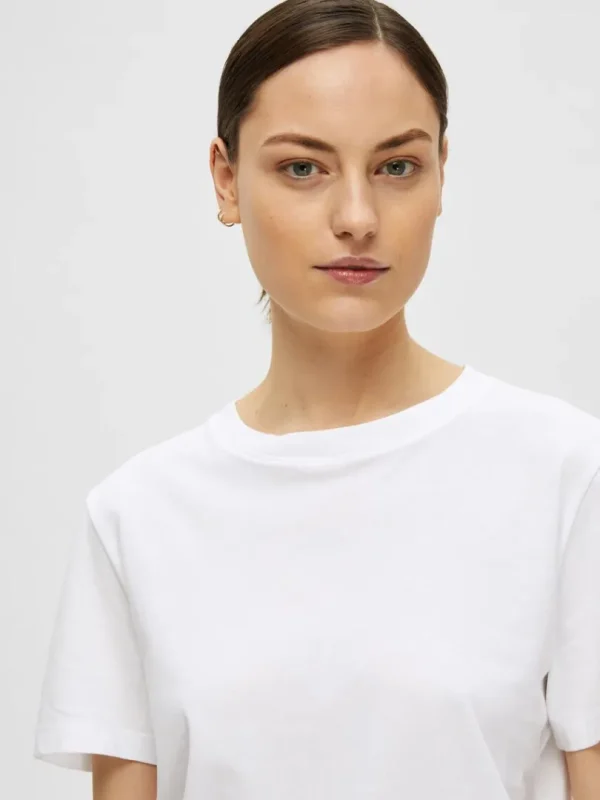 T-shirts>SELECTED KLASSISK T-SHIRT White