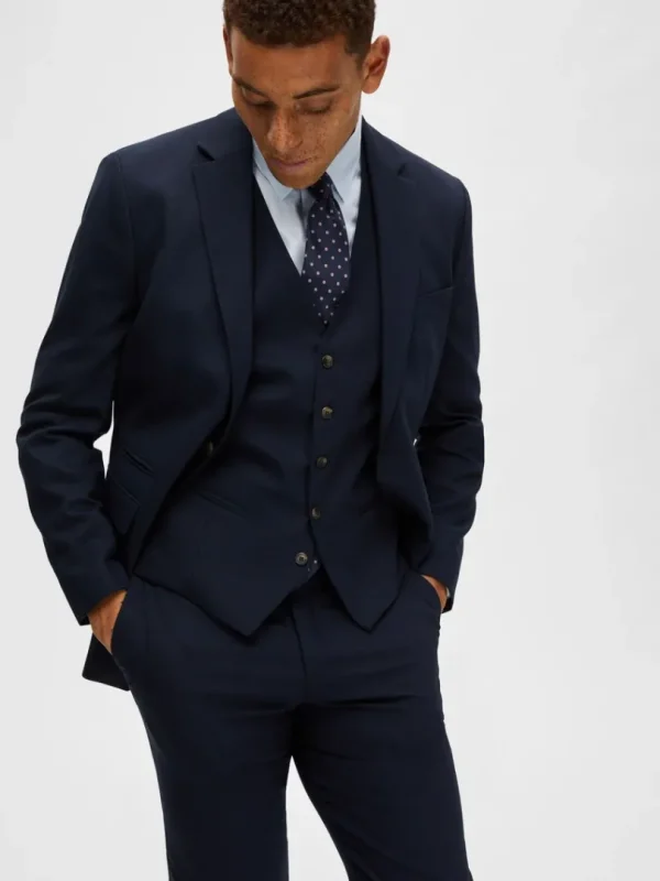 Jakkesæt & Blazers>SELECTED KLASSISK VEST Blue