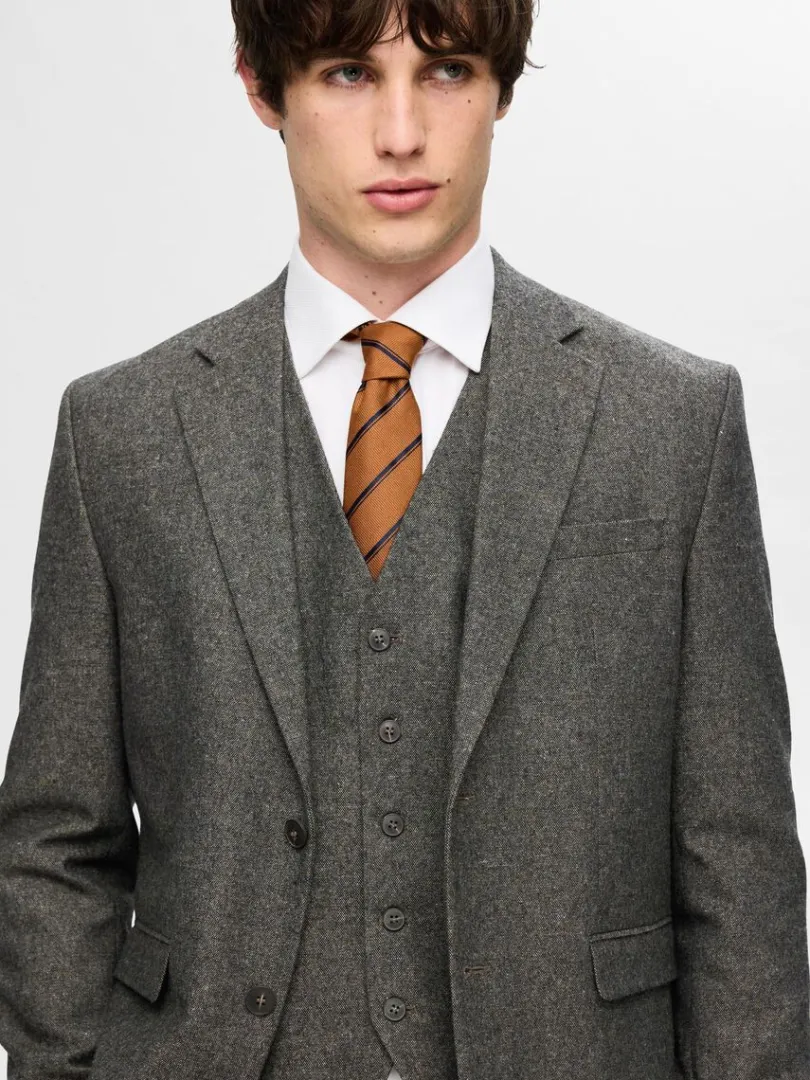 klassisk_vest_2.webp Jakkesæt & Blazers>SELECTED KLASSISK VEST Grey
