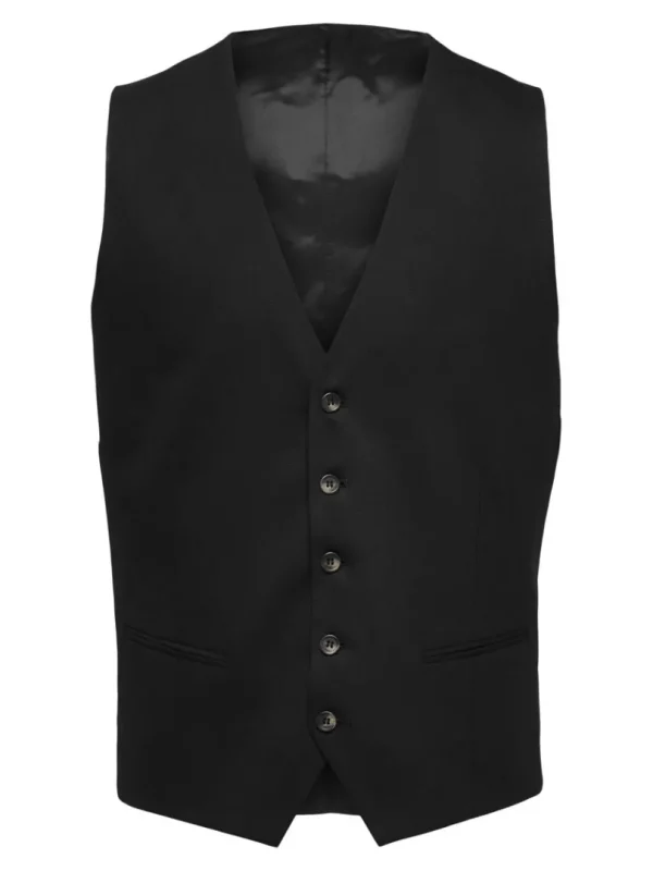 Jakkesæt & Blazers>SELECTED KLASSISK VEST Black