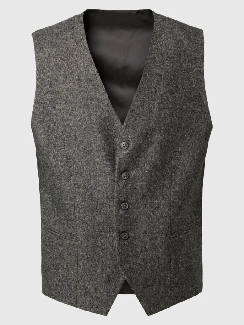 klassisk_vest_4.webp Jakkesæt & Blazers>SELECTED KLASSISK VEST Grey
