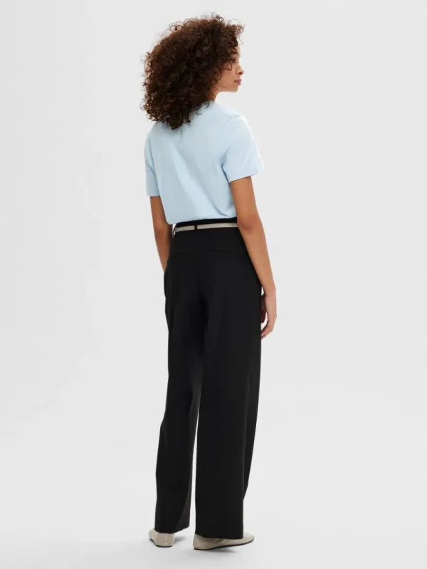 T-shirts>SELECTED KLASSISK V-HALS T-SHIRT Blue