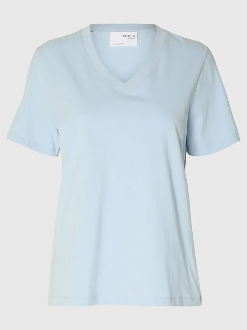 klassisk_vhals_tshirt_5-2.webp T-shirts>SELECTED KLASSISK V-HALS T-SHIRT Blue