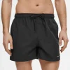 Shorts>SELECTED KLASSISKE BADESHORTS Black
