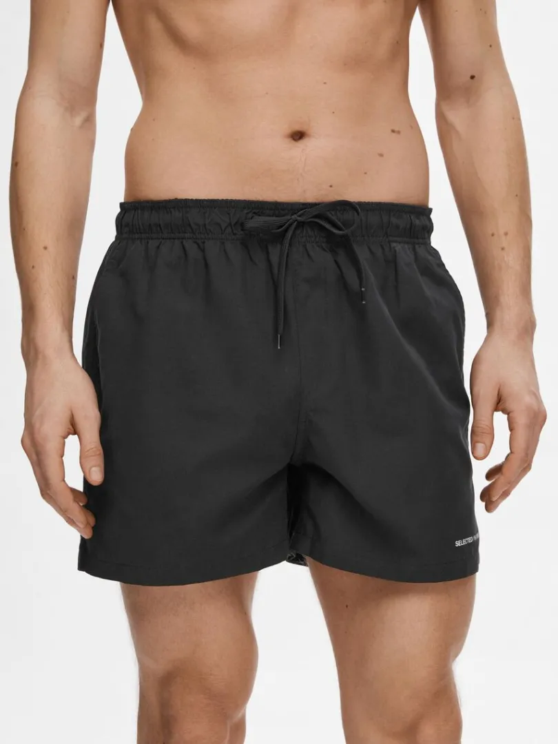 klassiske_badeshorts_0.webp Shorts>SELECTED KLASSISKE BADESHORTS Black