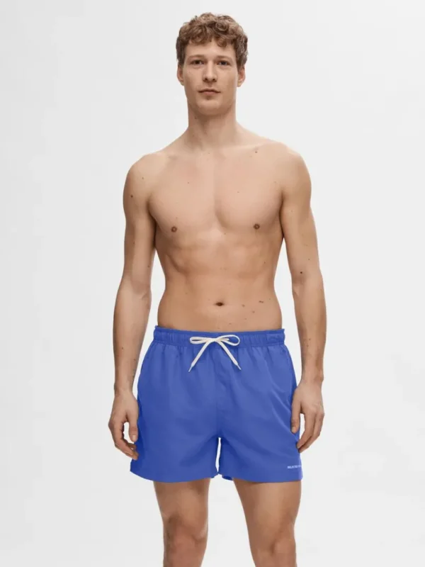 Shorts>SELECTED KLASSISKE BADESHORTS Blue