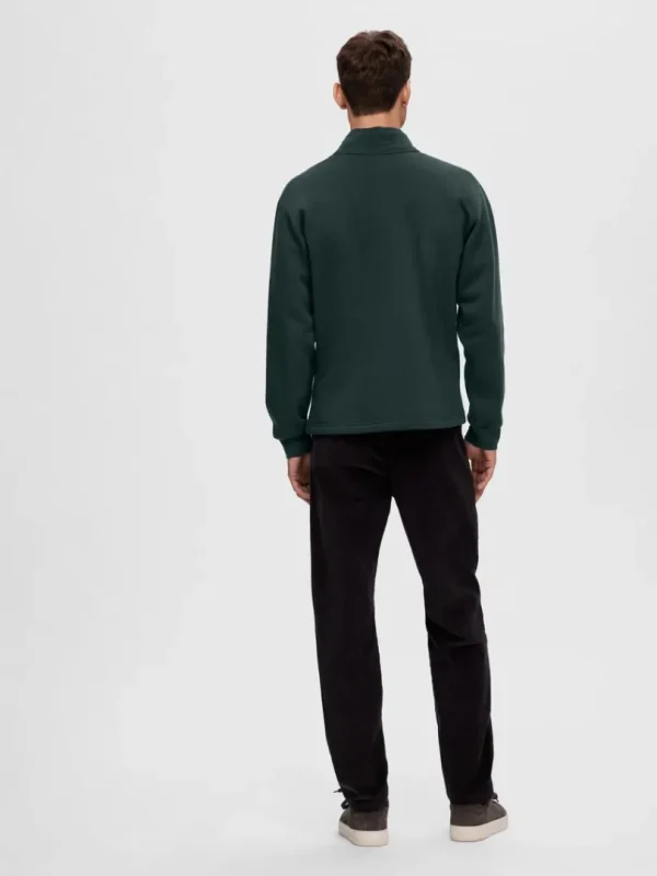 Strik>SELECTED KORT LYNLÅS PULLOVER Grey