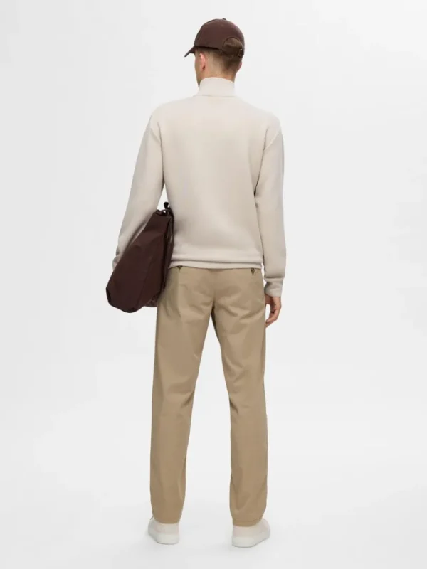 Hættetrøjer & Sweatshirts>SELECTED KORT LYNLÅS SWEATSHIRT Beige