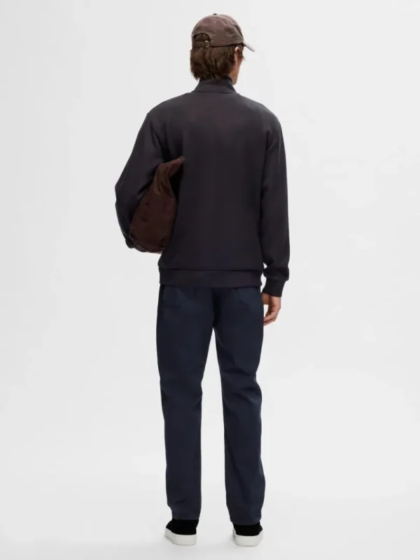 Hættetrøjer & Sweatshirts>SELECTED KORT LYNLÅS SWEATSHIRT Black